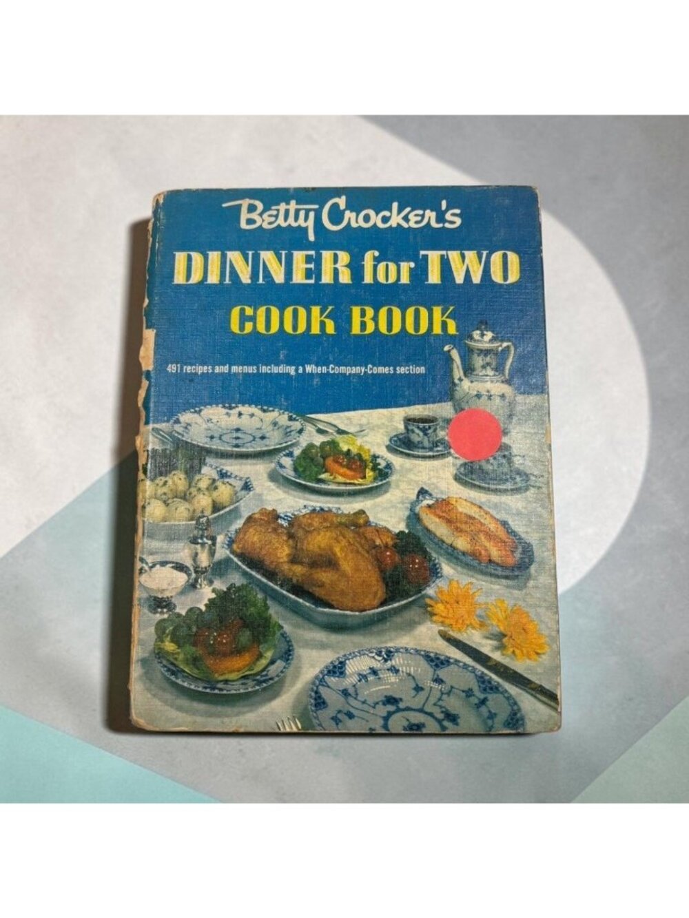 Vintage 1950s Betty Crockers Dinner for Two Cookbook 1st ed Spiral Bound Gift